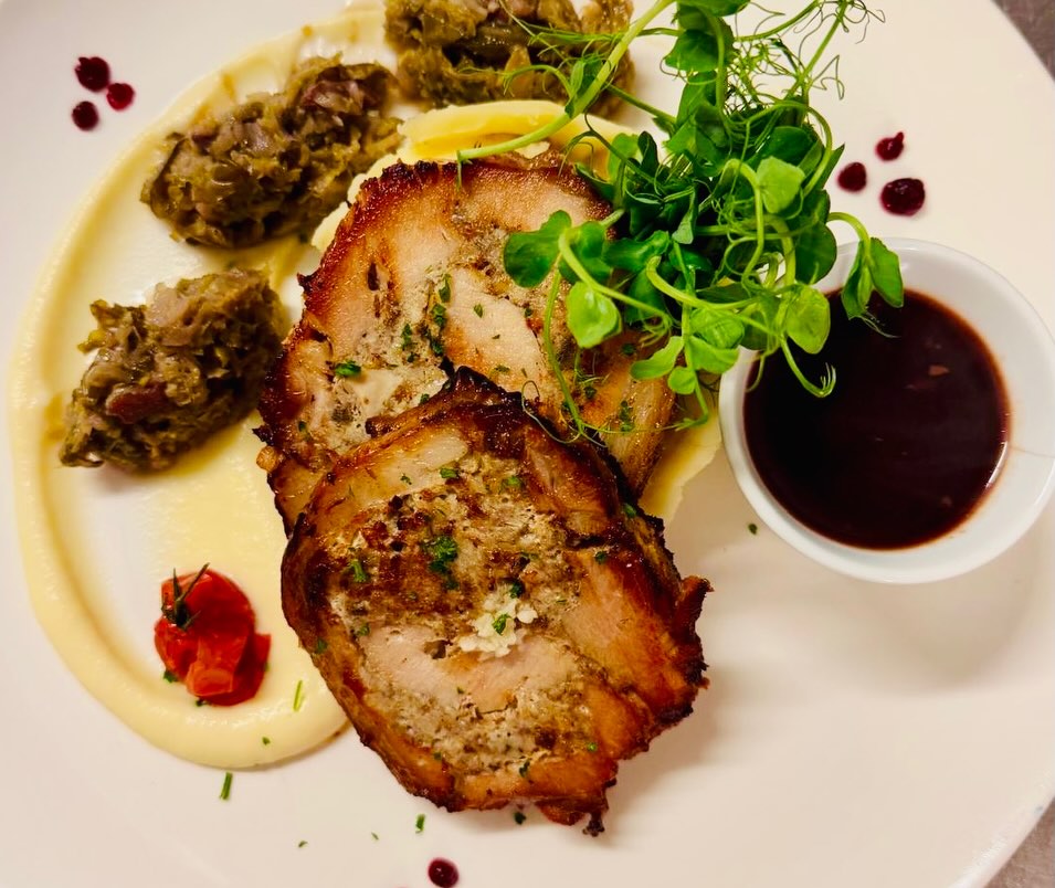 Elegant plating and presentation